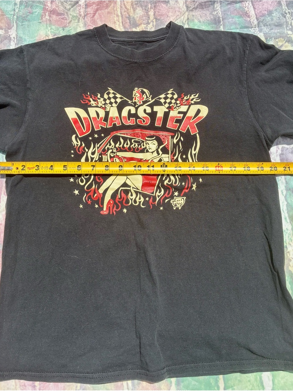 Car automotive vintage, rare Dragster Graphic Tee - Black & Red ' Shirt